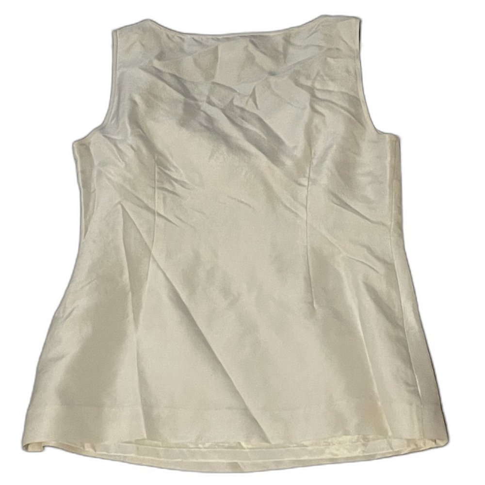 Kate Spade Tank Top with Floral Neckline Size Small - Picture 2 of 4